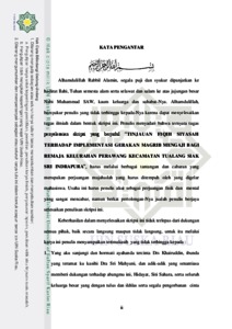 TINJAUAN FIQIH SIYASAH TERHADAP IMPLEMENTASI GERAKAN MAGRIB MENGAJI ...